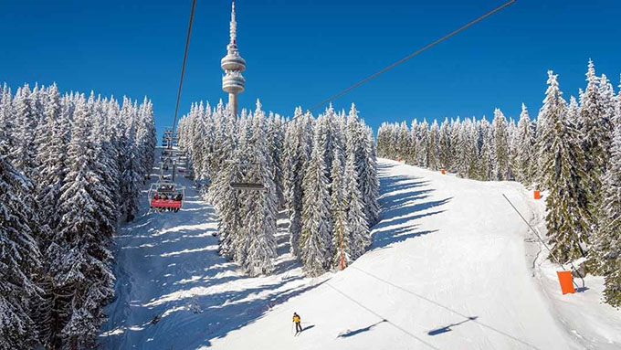 Bulgaristan’ın Türkiye’ye en yakın Kayak Merkezi :  PAMPOROVO