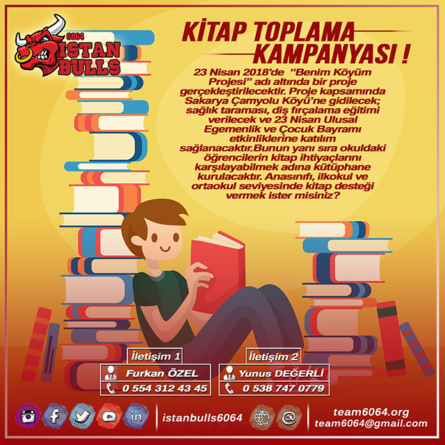 İstanbulls Kitap toplama kampanyası